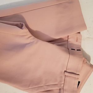LOFT blush pink Modern Skinny Ankle pants in size 0 petite
